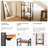 Iron Solid Wood Etagere Bookcase-1059322974-1059322963