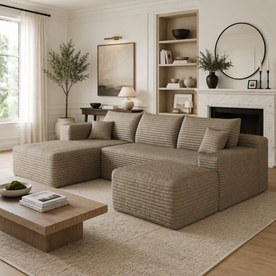 Cloud Sectional Sofa No Assembly