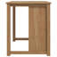Solid Wood Kitchen Island-478934056