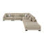 Canapé modulaire 6 pièces avec repose-pieds Hanna-1779508589