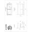 Meuble-lavabo double en contreplaqué de chêne naturel Ariane-35980471