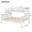 White Twin Xl Over Queen Bunk Bed With - Strong Solid Wood For Bedroom Over Bed, Without Need Of Box Spring-1746191818