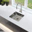 Brightwork 17.5'' L Stainless Steel Single Basin Kitchen Sink