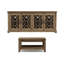 Ensemble de salon et table basse 2 pièces Weddel Basilico-192031820-192031859