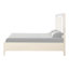 Contemporain 1pc lit tête de lit décorative cannelée FB meubles de chambre à coucher blanc antique-90879451