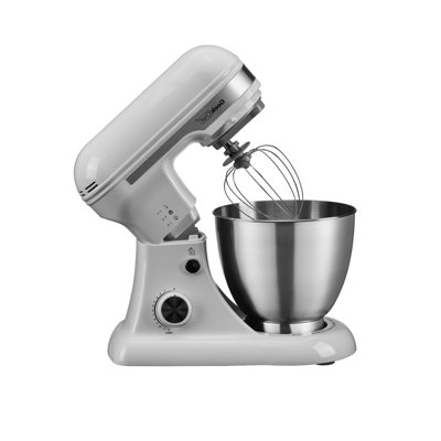 Mélangeur électrique vertical, capacité de 4,8 pintes, 12 réglages de vitesse, tête inclinable, convient aux cuisines domestiques, équipé d'un batteur à œufs, palette de mélange, bol à mélanger