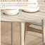 Petite table de cuisine HOMcom de 35 po, table rabattable rabattable pour petits espaces, table de salle à manger pliante ronde avec pieds en bois massif pour la cuisine, la salle à manger, couleur chêne