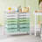 12-Drawer Rolling Utility Cart with Wooden Top, Mobile Craft Storage & Art Supply Organizer, Rolling Cart for Home Office, Classroom Storage with Wheels-117789308