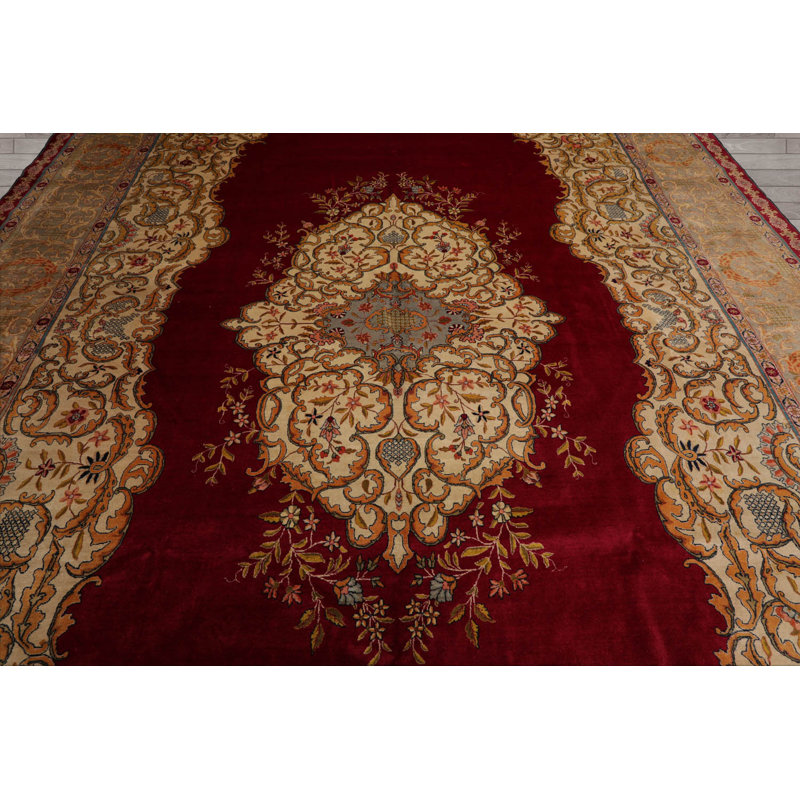Tapis bourgogne traditionnel noué à la main 100 KPSI Palace