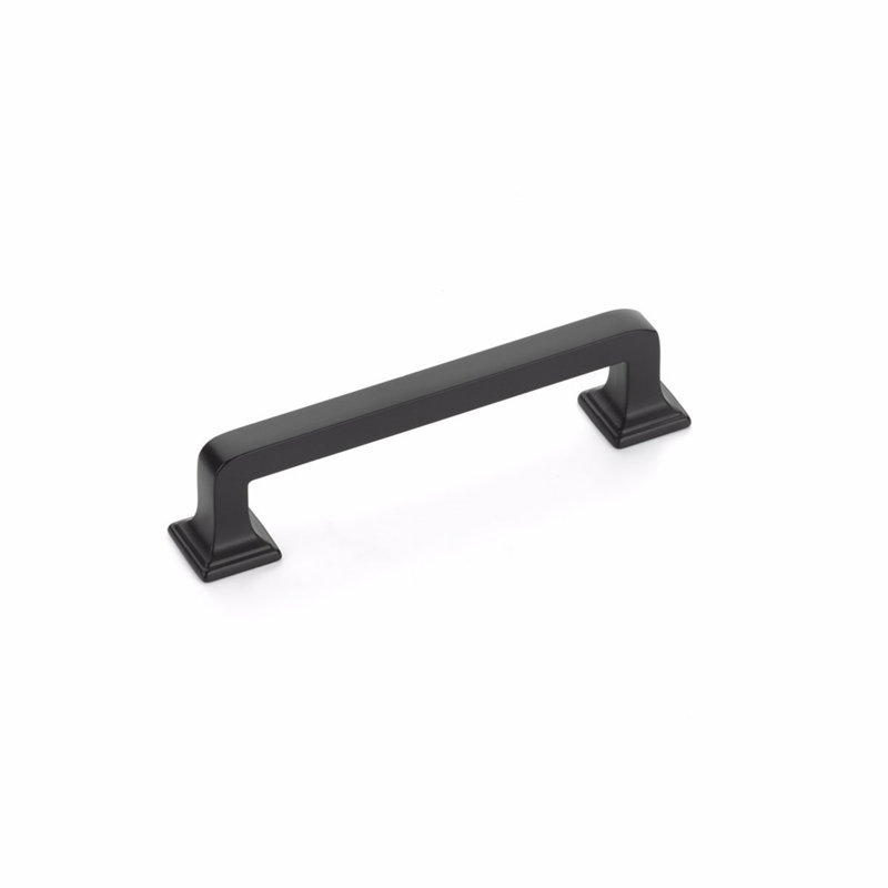 Menlo Park Bar / Handle Pull, Matte Black, 4"