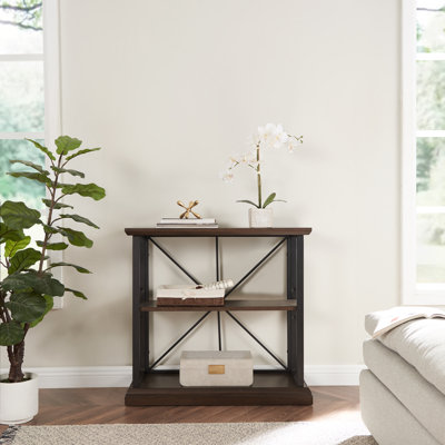 Finnick Solid + Manufactured Wood Bookshelf