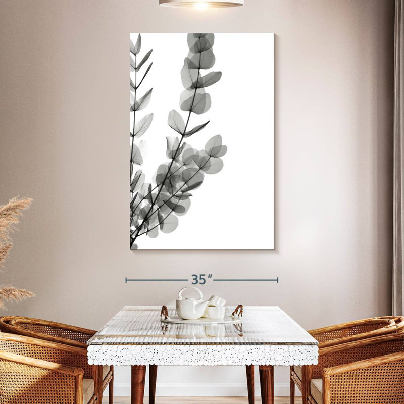 Harnek Noir Eucalyptus Leaves, 51" H x 34" W
