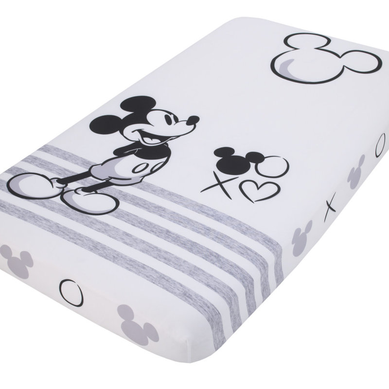 Nojo Disney MickeyMouse Fitted Crib Sheet