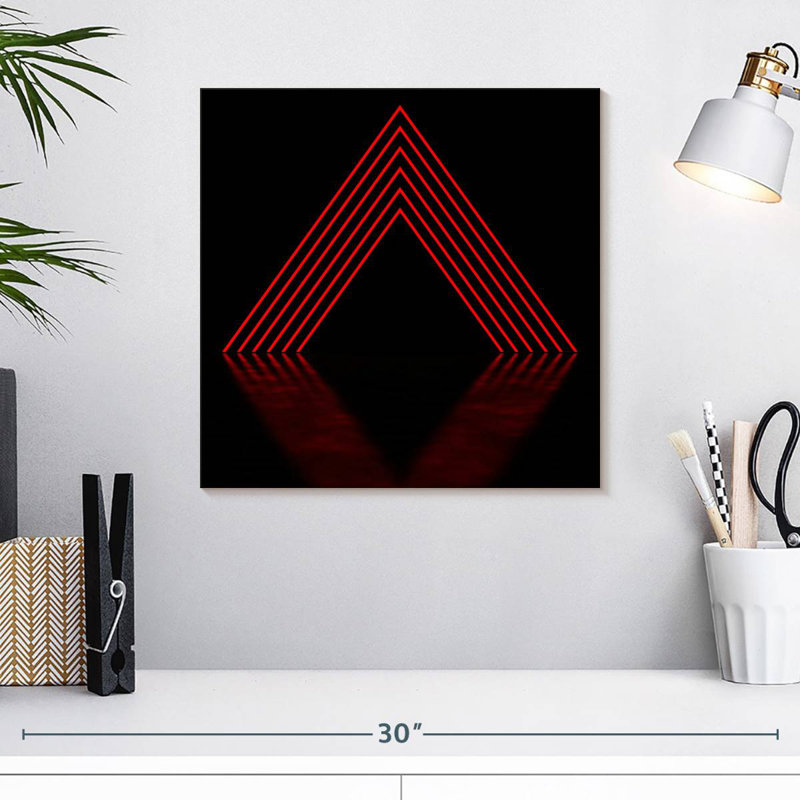 Geometric Pyramid Stack, 16" H x 16" W