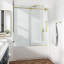 Porte de douche fixe et coulissante-127317826