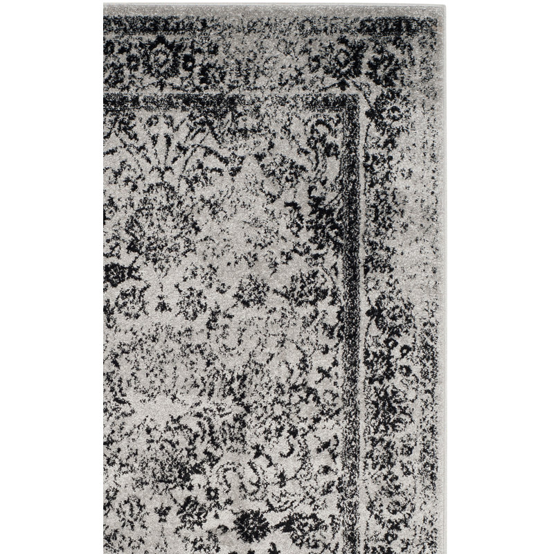Tapis performance oriental Nicarla, Tapis de couloir de 2 pi 6 po x 8 pi