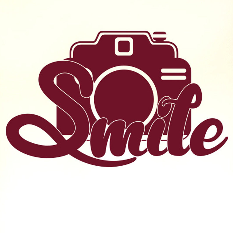 Wall Decal, Burgundy, Large