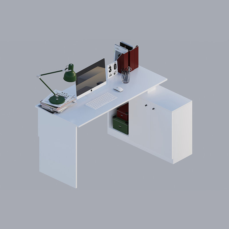 Lovato L-Shaped Computer Desk