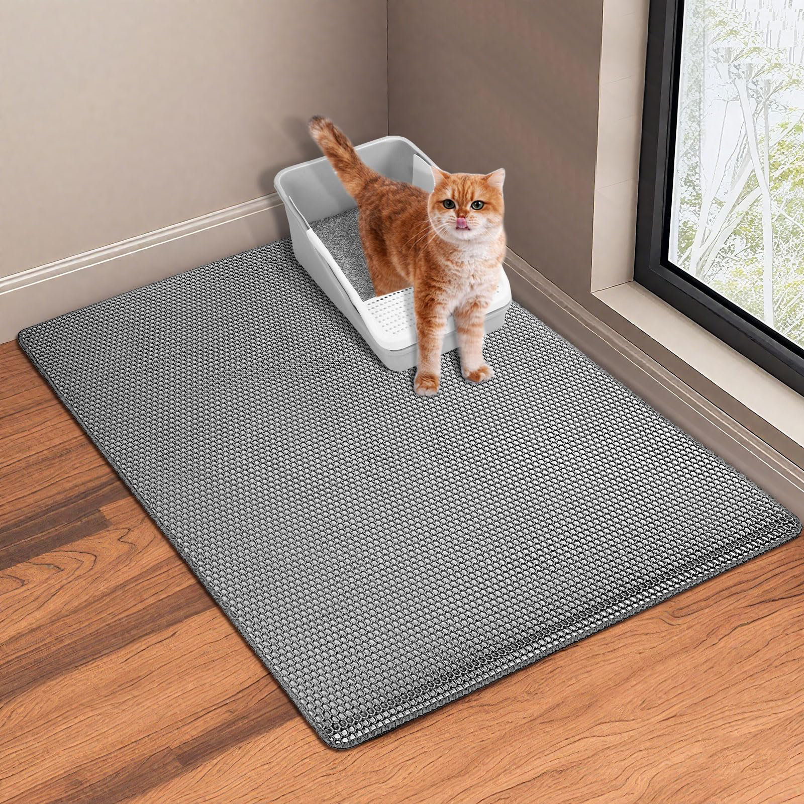 MARLIN MANUFACTURING COMPANY, INCORPORATED 35''X 25'' Large Litter Mat ...