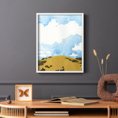 Summer Knoll I, reproduction encadrée - bois massif