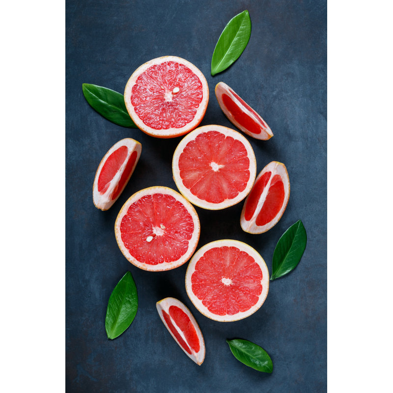 Grapefruits - Wrapped Canvas Print, 46cm H x 30cm W x 3.8cm D