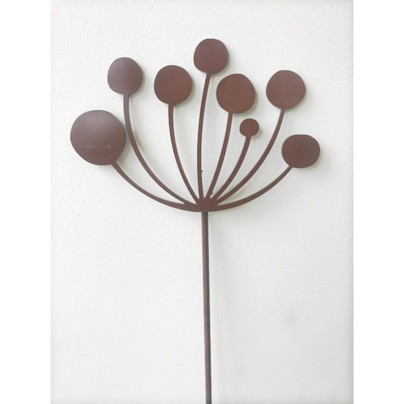 Nedrow Metal Plants & Flowers Garden Stake, 151.1cm H x 20.3cm W x 8cm D