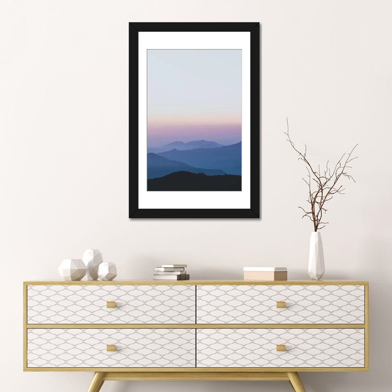«Annapurna Himalayas ,peral IV» par Luke Anthony Gram, impression sur toile tendue, Papier d'art encadré noir, Blanc