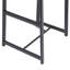 Ensemble de 3 tabourets de bar à hauteur de comptoir avec dossier et chaises sans accoudoirs pour îlot de cuisine (brun et noyer)-1107377960