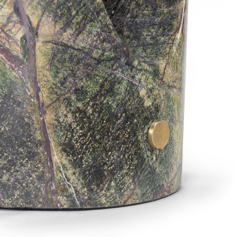 Portia Marble Table Lamp, Green