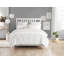 Floral Ruched Microfiber Duvet Cover Set-43142456-43129308