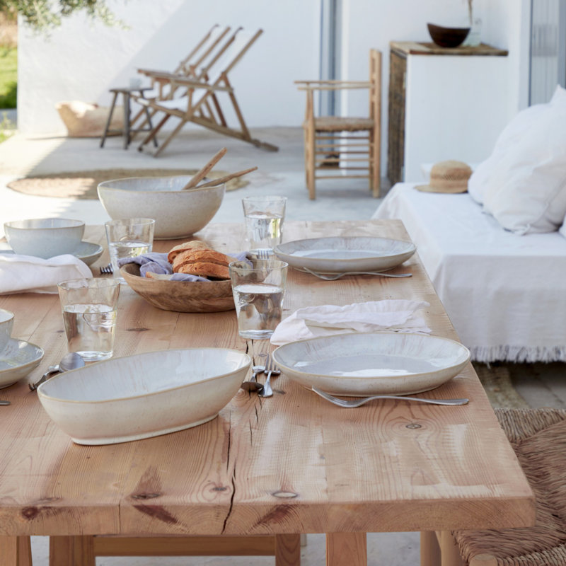 Costa Nova Eivissa Serving Bowl, Sand Beige