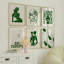 Abstract Greenfigure Print 1-1779358334