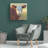 Wrapped Canvas Wall Art - Rita Kirkman 'Glimmer' Wall Art for Living Room, Bedroom, or Office Décor  - 24x24