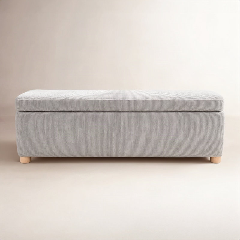 Banc de rangement, Gris clair