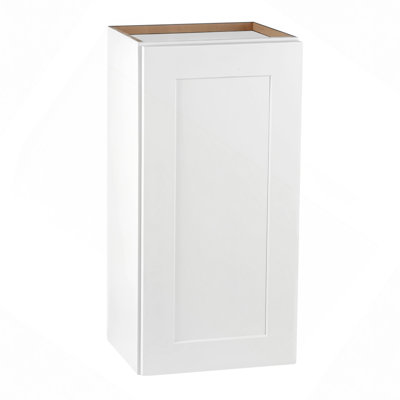 Armoire murale 12 po en bois massif avec 3 tablettes réglables prêtes à assembler pour la cuisine, la salle de bain, la buanderie et le garage (l 12 po x P 12 po x H 42 po)