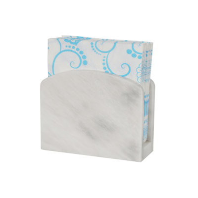 Marble No Mounting / Installation Required Napkin Holder