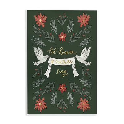 Toile de Noël «Let Heaven Sing» par Amanda Houston
