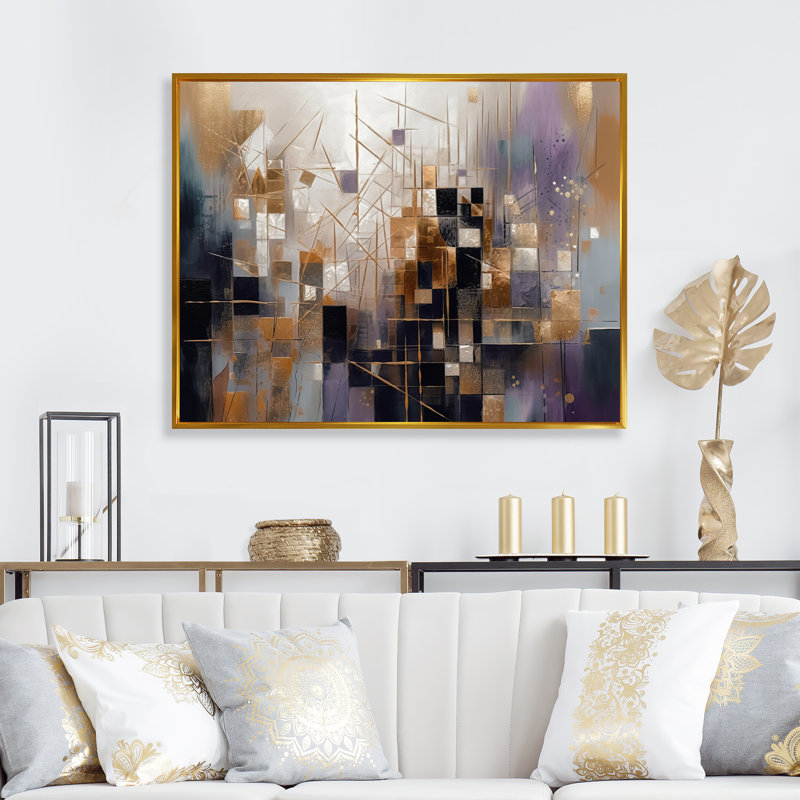 «Soft Color Composition I», reproductions d'art mural géométrique moderne, H 12 po x l 20 po x P 1 po