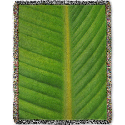 Woven Throw Blanket, Bird of Paradise II by Kelly Wade