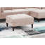 Magnifique repose-pieds rosé en tissu Morgan-152651865