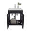 Coiffeuse Dublin, noir, pour salle de bain