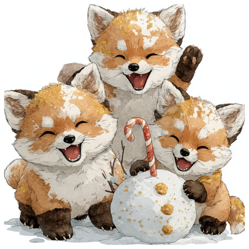 Joli renard mignon, Double