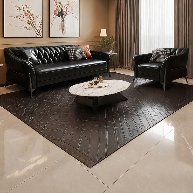 American retro style straight-row sofa