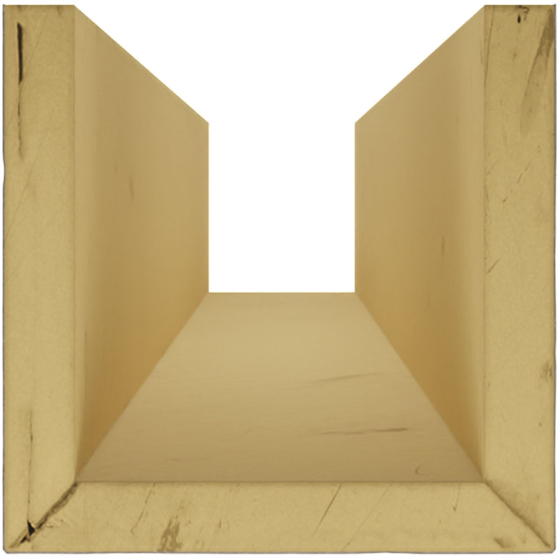 Riverwood Dark-Brown Faux Wood 8' Ceiling Beam
