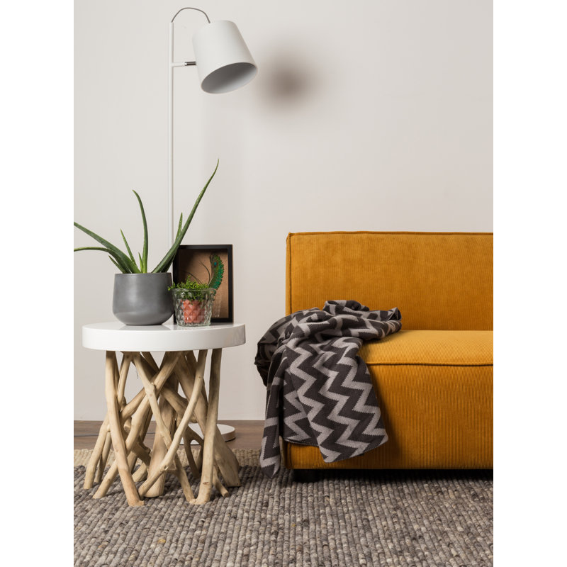 Task Floor Lamp, White, White
