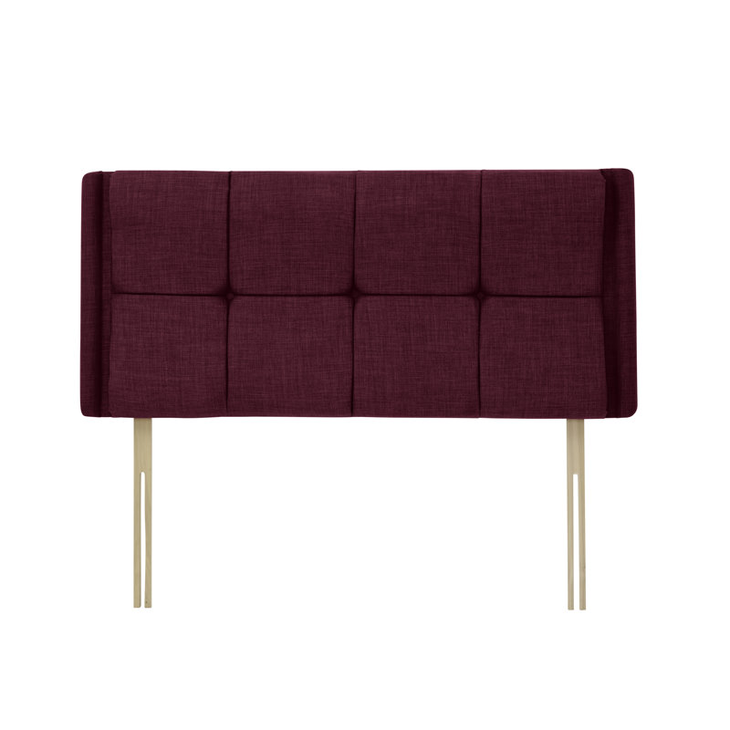 Lanier Upholstered Headboard, Plum, Small Double (4')