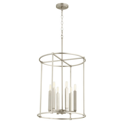 Lustre géométrique à 6 lumières Analie