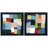 " Chromatic Cube I&II " 2 - Pieces Painting Print