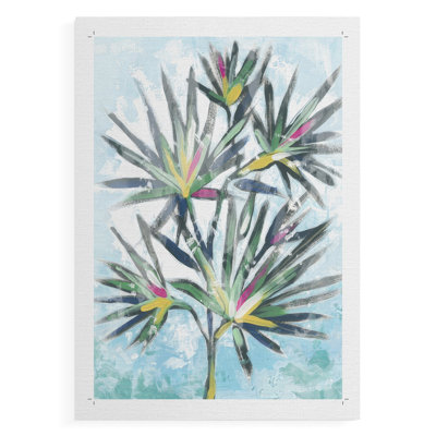 «Candy Palm Fresco III», impression sur toile seulement - non encadrée