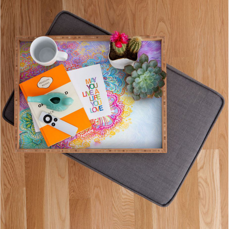 Plateau de table à café/repose-pieds